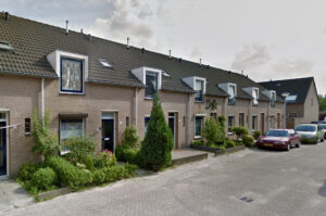 Foto huizen in flanelstraat