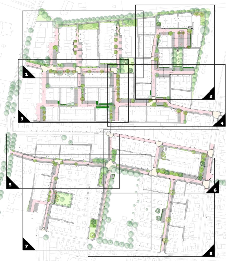 Definitief ontwerp Heerjansdam-Noord - Bladverdeling