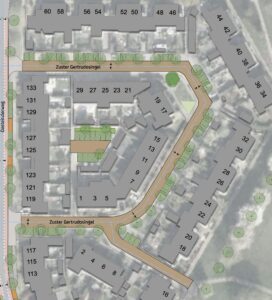 Schetsontwerp Zuster Gertrudosingel